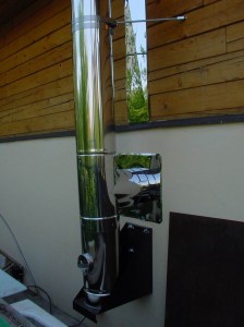 Дымоход для твердотопливного котла