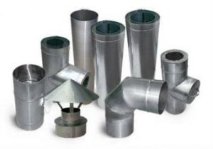 Трубы и элементы с оцинкованной стали